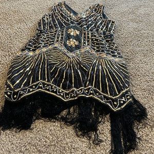 Flapper girl dress